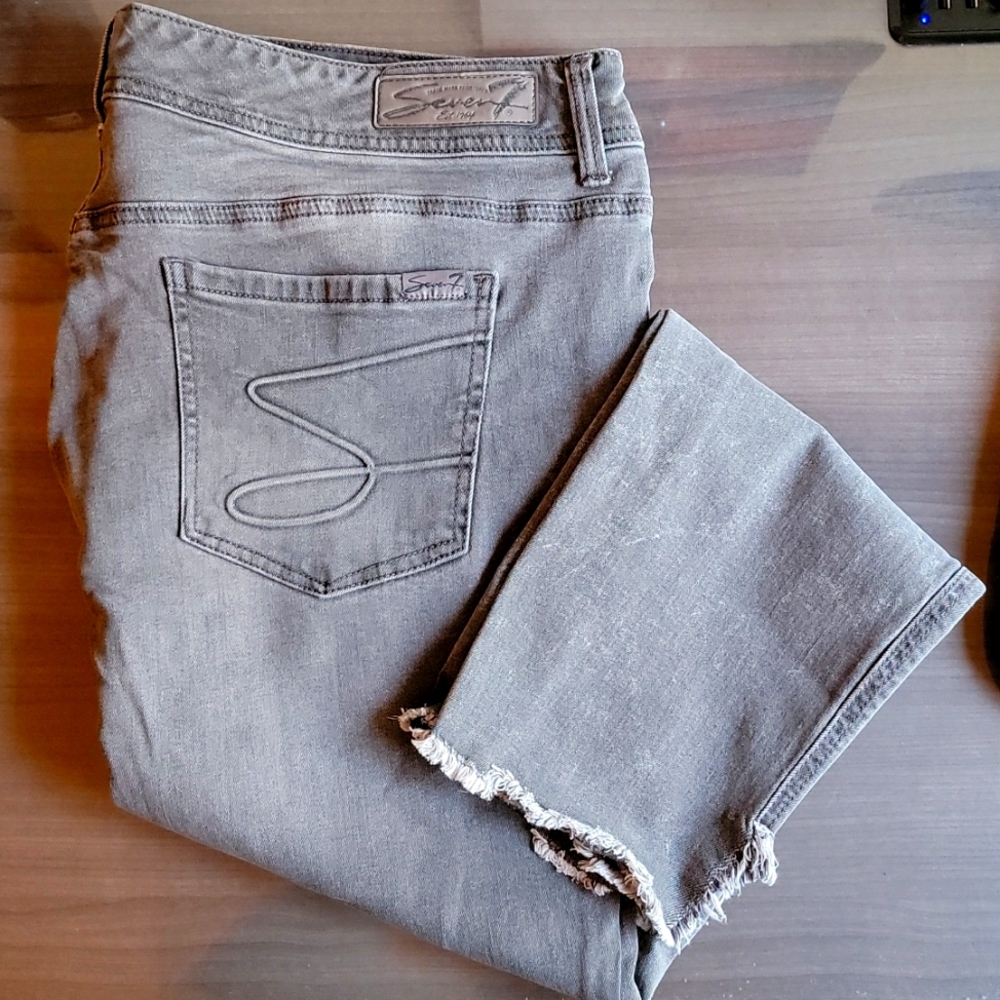 SEVEN jeans, distressed denim, 20W